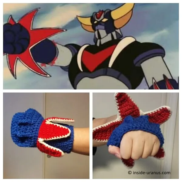 Fingerless gloves Grendizer