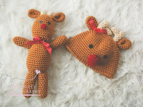 REINDEER HAT & Reindeer Doll Christmas