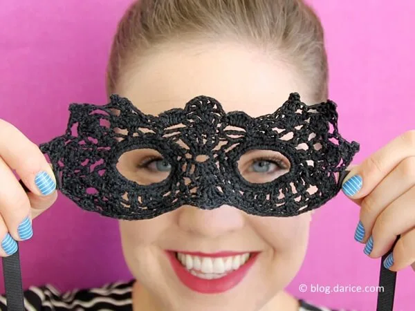 CROCHET DIY MASQUERADE MASK