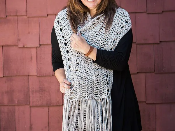 crochet Shoreline Wrap free pattern