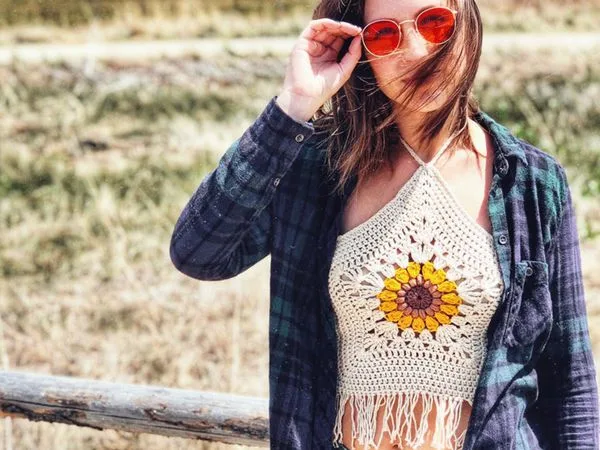 crochet The Helia Crop Top pattern