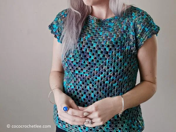 crochet Easy Cameo Top free pattern