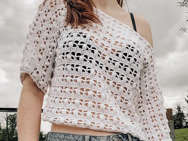 crochet Azalea Crop Top free pattern