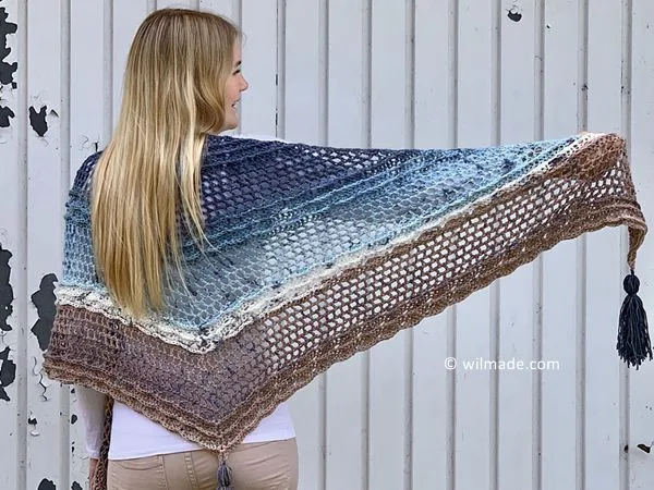 Shell Wave Shawl