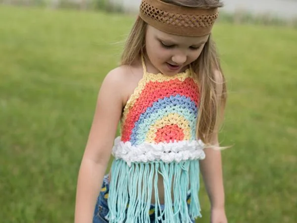 Girls Halter Top Crochet Pattern