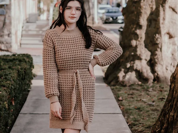 crochet Telluride Sweater Dress easy pattern