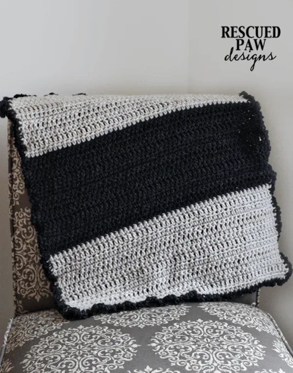 Ruffle Baby Blanket