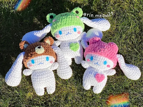 crochet Chubby Flying Dog easy pattern