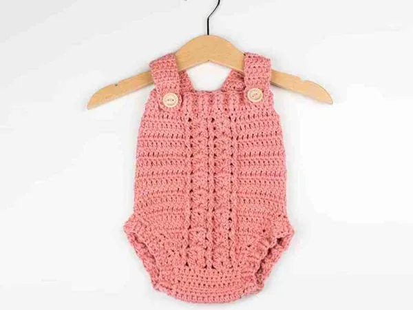 CROCHET Seashell Baby Romper FREE PATTERN