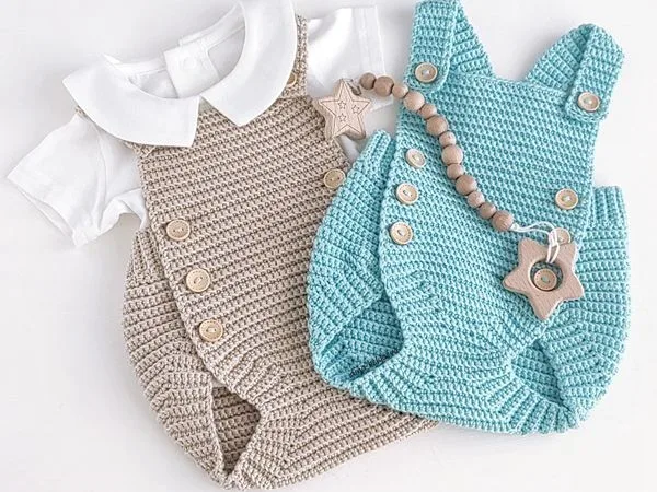 crochet Comfy Newborn Romper easy pattern