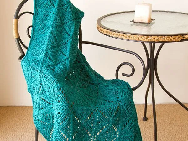 Cathedral Window Throw
