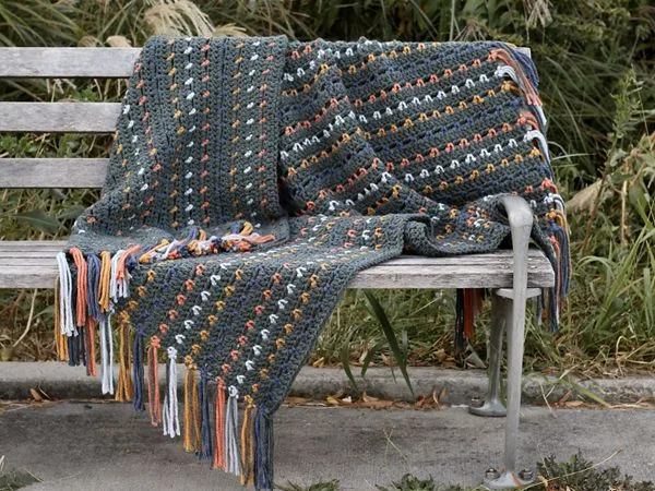 crochet STARGAZER THROW free pattern