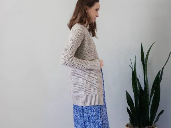 crochet Halsey Cardigan free pattern