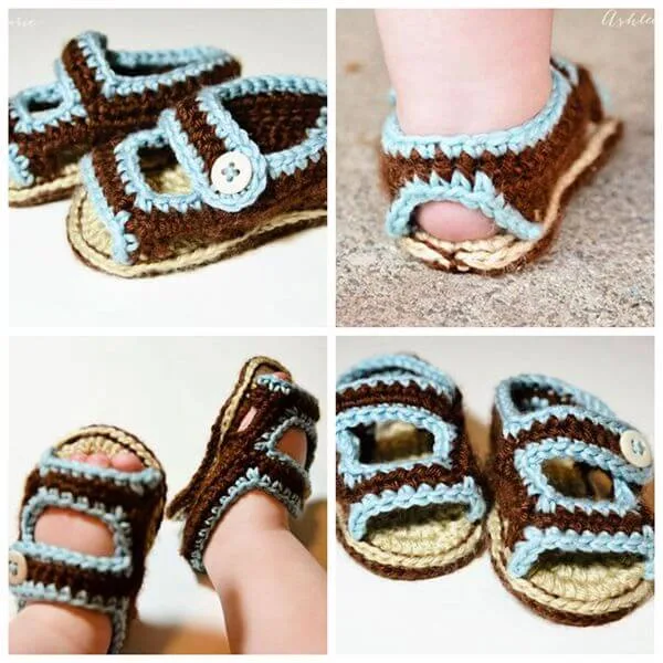 Crochet Baby Sandals