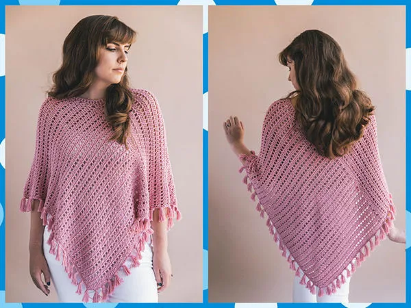 Ava Fringed Poncho