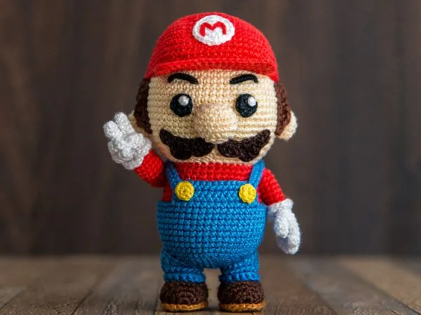 Crochet Pattern of Mario