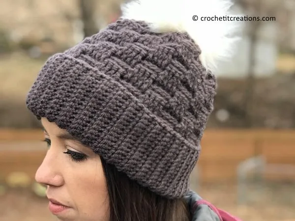 crochet Dream Weaver Beanie free pattern