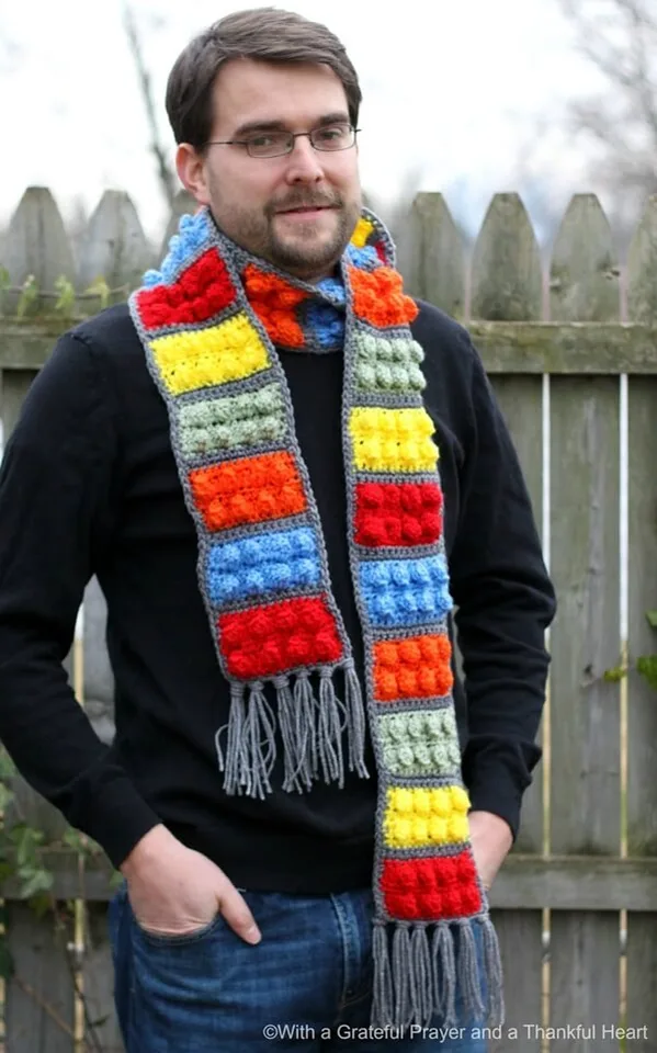 Lego Blocks Scarf