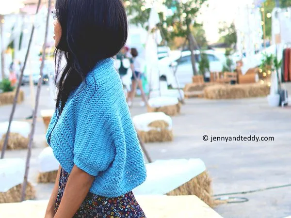 easy crochet everyday shrug tutorial
