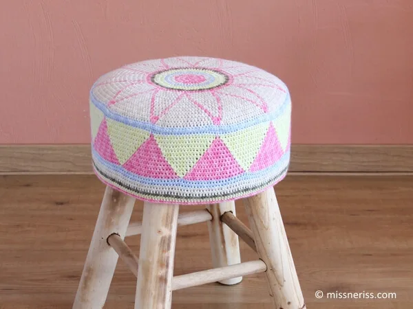 Egyptian Star Flower Stool
