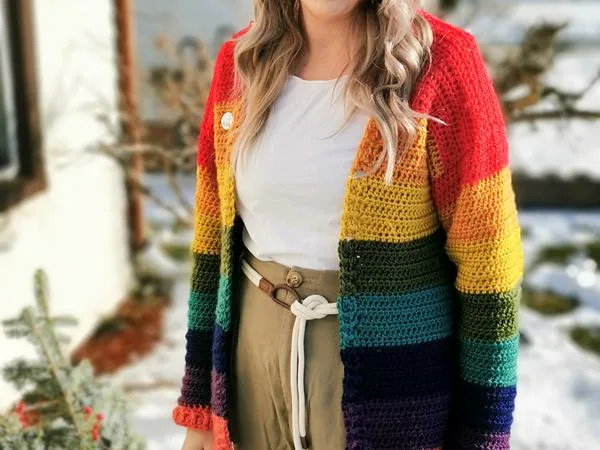 Lee's Rainbow Cardigan