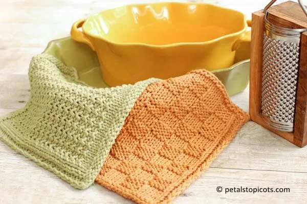 Textured Knit Dishcloth