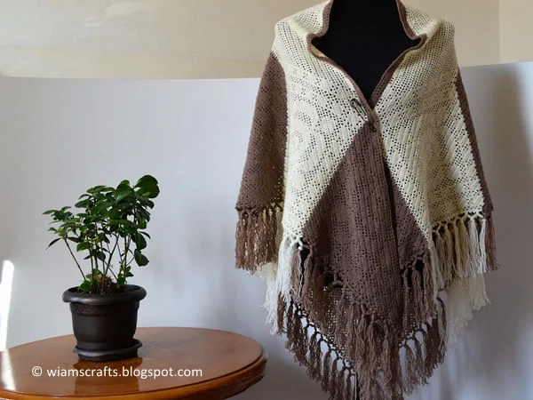 Rose Relief Shawl