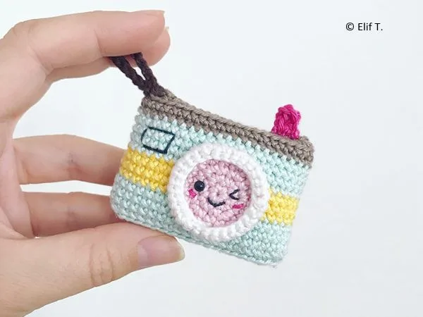 Kawaii Camera Keychain