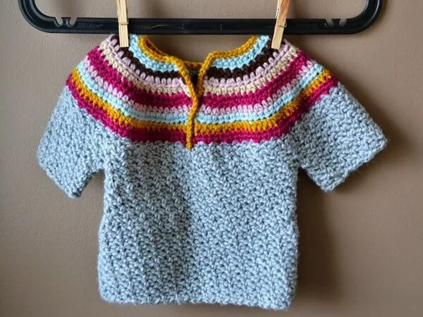 Cozy Wattle Stitch Baby Sweater