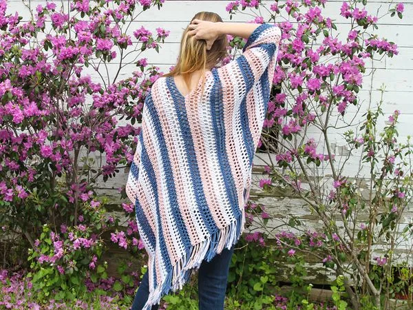 crochet Thea Poncho free pattern