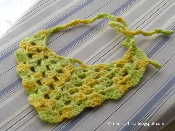Winged Hair Kerchief Pattern