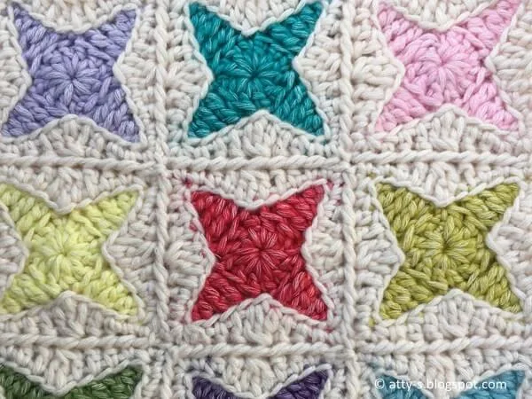 Nova Star Crochet Square