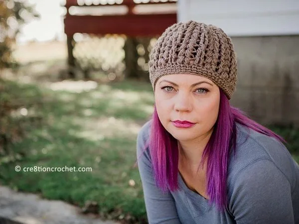 crochet On the Go Beanie free pattern