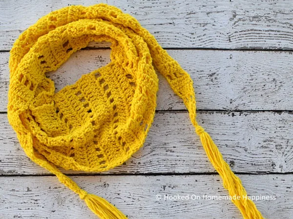 Sunshine Crochet Scarf Pattern