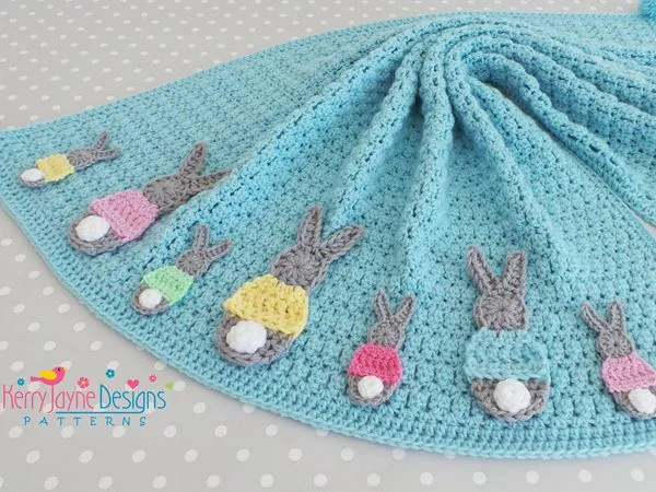 Crochet Bunny Blanket Pattern