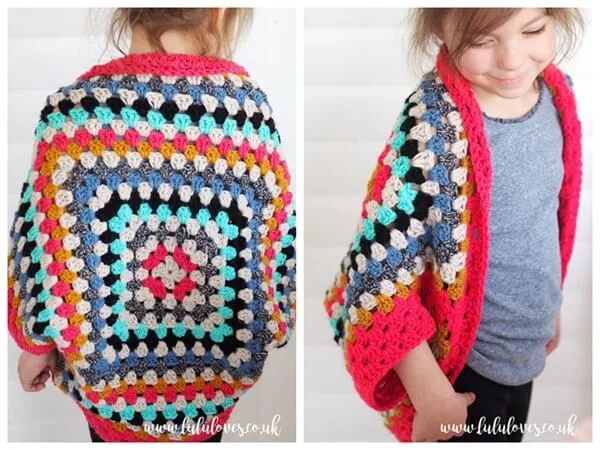GRANNY SQUARE SHRUG
