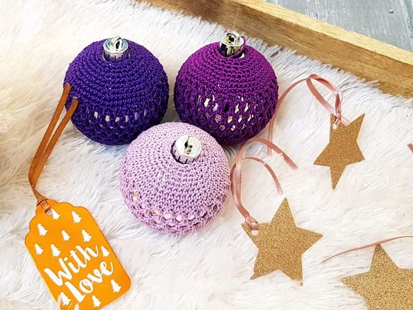 Beaded Christmas Baubles