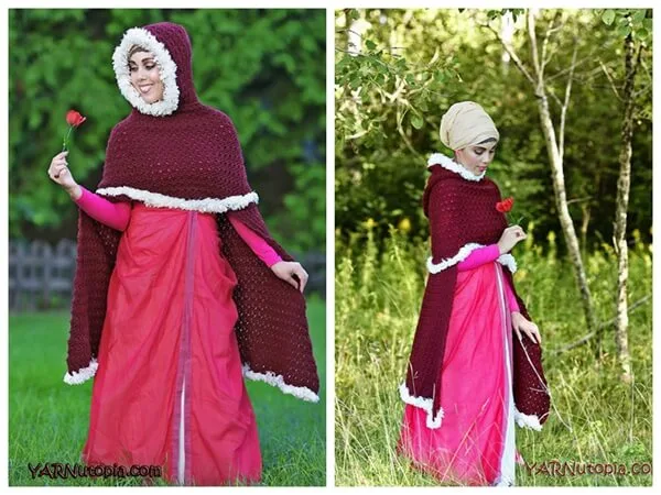 Enchanted Rose Cape
