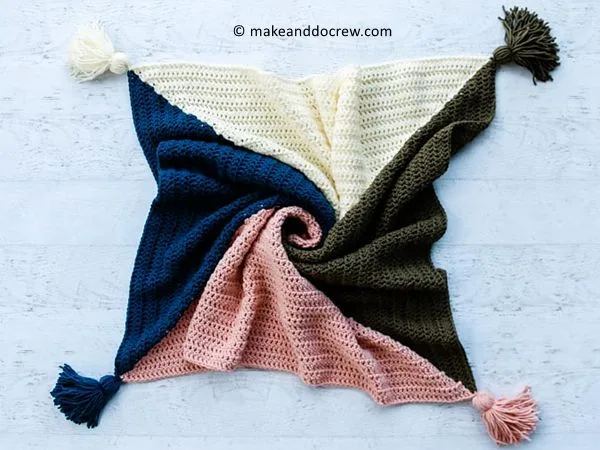 Quad Color Throw