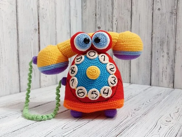 CROCHET Amigurumi Telephone EASY pattern