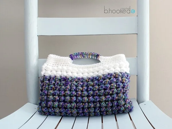 BOBBLE STITCH CLUTCH