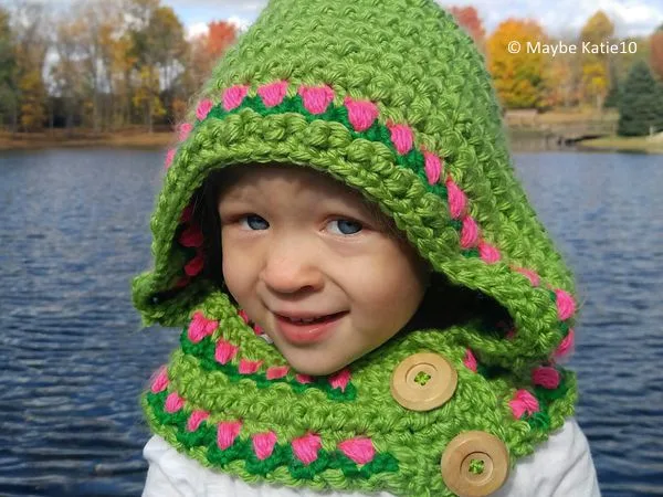 Elizabeth's Tulips Cowl
