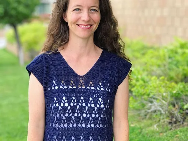 crochet Lunar Lace Tunic free pattern
