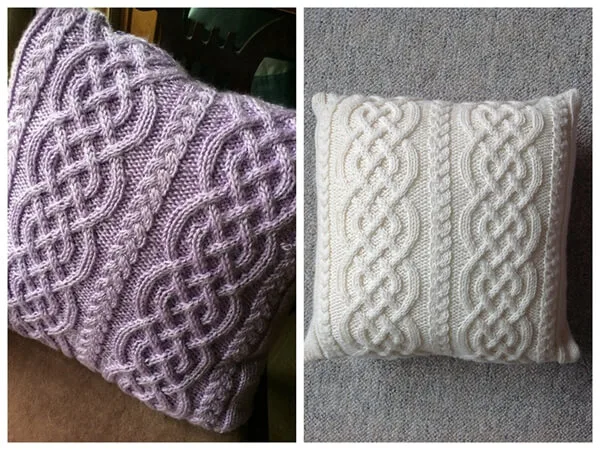 Celtic Knit Aran Pillow