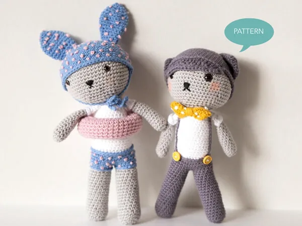 Amigurumi Bundle Bunny Cat