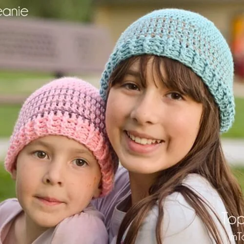 Crochet Striped Beanie