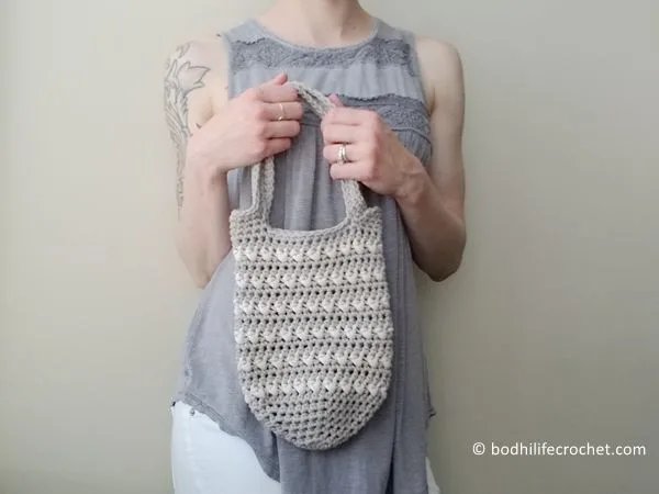 crochet The Coquina Beach Bag free pattern