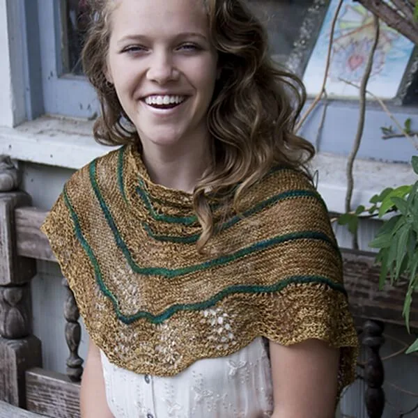 Carolina Shibori Shawlette
