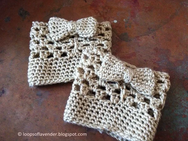 Bow Boot Cuffs