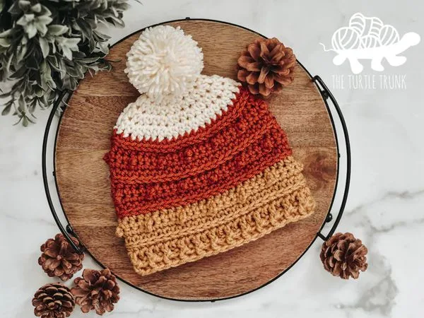 crochet PICOT BEANIE free patterns